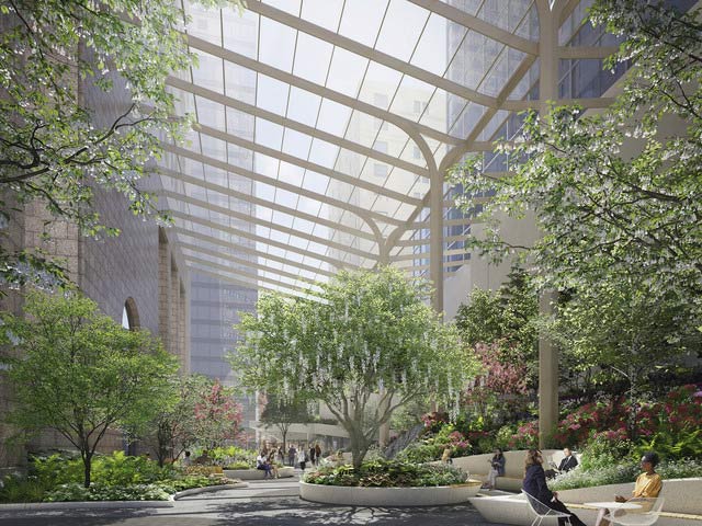 맨해튼 미드타운 한복판에 대규모 정원 오픈