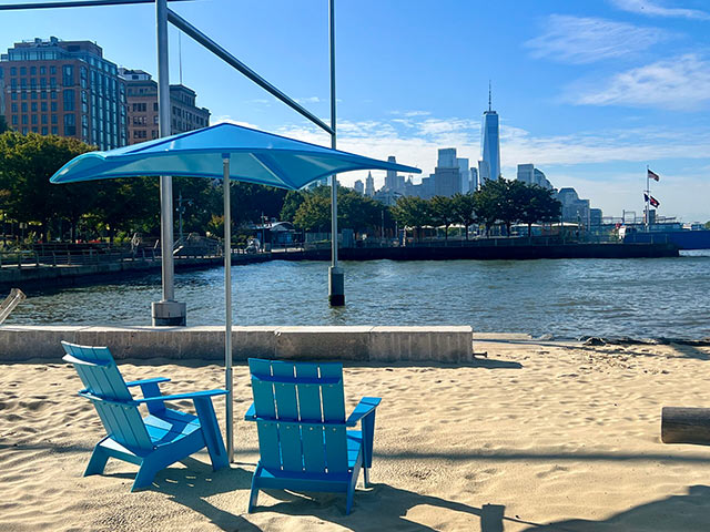 7천만 달러 규모의 맨해튼 최초 ‘공공 해변’ 허드슨 리버 파크에 개장